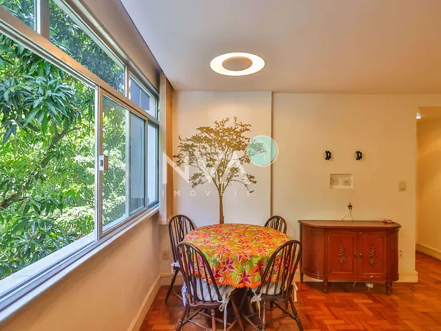 Apartamento com 113m² 3 quartos e 3 banheiros, para alugar, no bairro Leblon em Rio de Janeiro