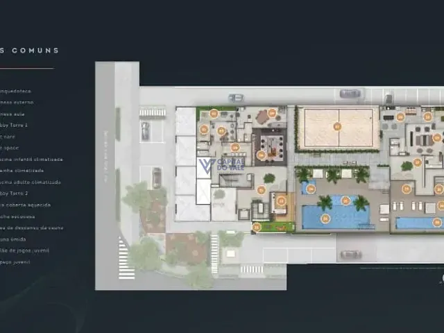 Apartamento 3 quartos e 3 banheiros, à venda, no bairro Royal Park em São José dos Campos