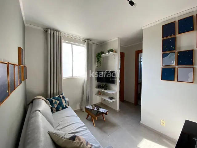 Apartamento 2 quartos e 1 banheiro, à venda, no bairro Pioneiros em Campo Grande