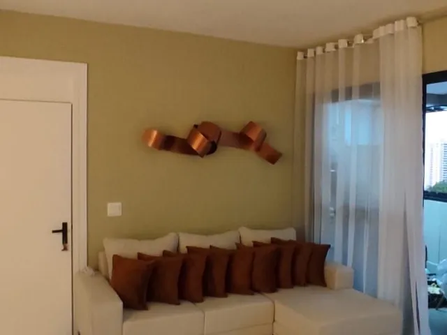 Apartamento com 89m² 2 quartos e 2 banheiros, para alugar, no bairro Jardim em Santo André