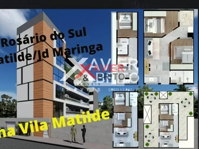 Apartamento 2 quartos e 1 banheiro, à venda, no bairro 1 em São Paulo