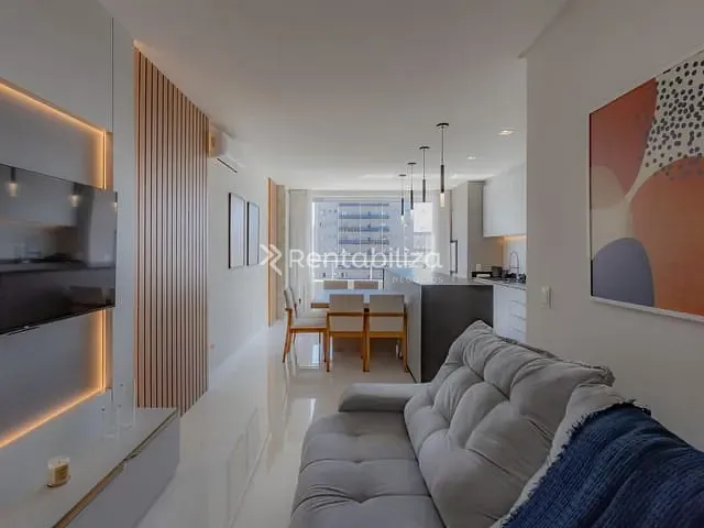Apartamento com 131m² 2 quartos e 3 banheiros, à venda, no bairro Perequê em Porto Belo