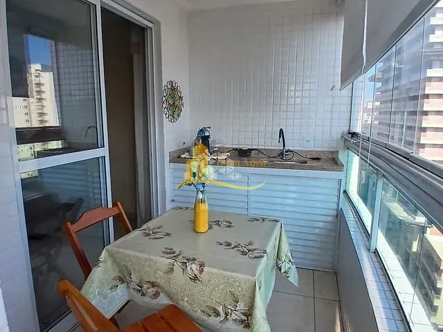 Apartamento com 115m² 2 quartos e 2 banheiros, à venda ou para alugar, no bairro Tupi em Praia Grande