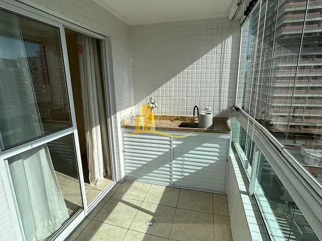 Apartamento com 115m² 2 quartos e 2 banheiros, à venda ou para alugar, no bairro Tupi em Praia Grande