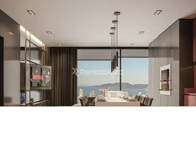 Apartamento 1 quarto e 1 banheiro, à venda, no bairro Perequê em Porto Belo