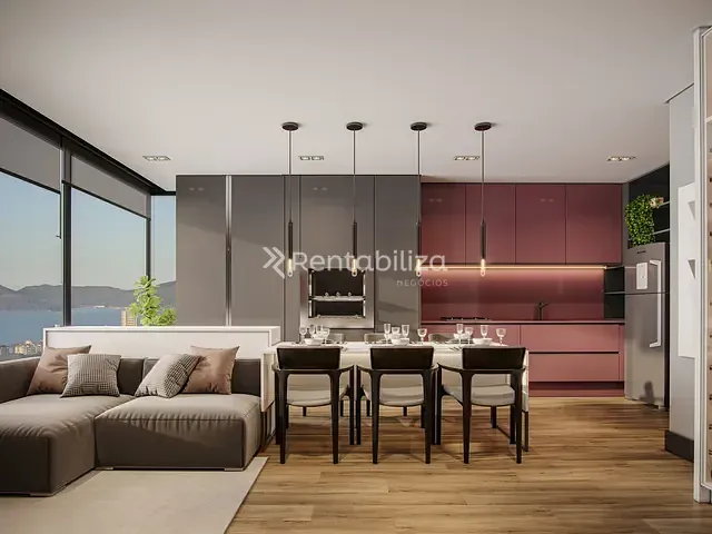 Apartamento 1 quarto e 1 banheiro, à venda, no bairro Perequê em Porto Belo