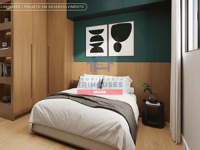 Apartamento 2 quartos e 1 banheiro, à venda, no bairro Prado Velho em Curitiba