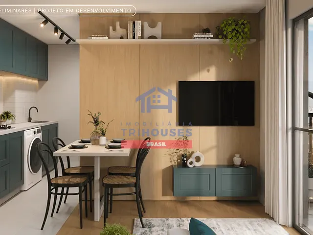 Apartamento 2 quartos e 1 banheiro, à venda, no bairro Prado Velho em Curitiba