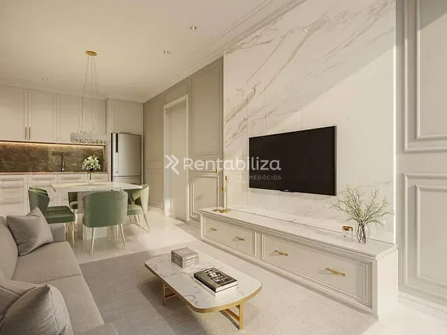 Apartamento 2 quartos e 2 banheiros, à venda, no bairro Morretes em Itapema