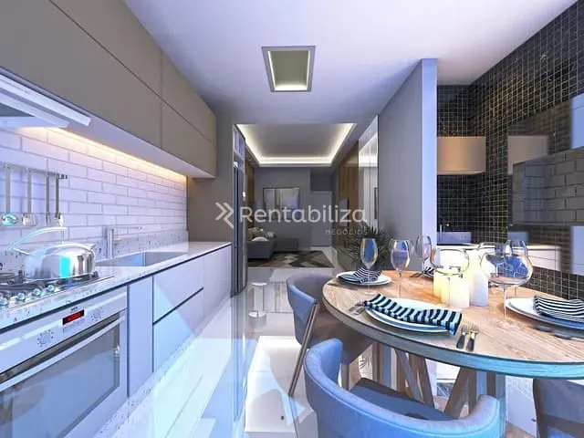 Apartamento 2 quartos e 2 banheiros, à venda, no bairro Morretes em Itapema
