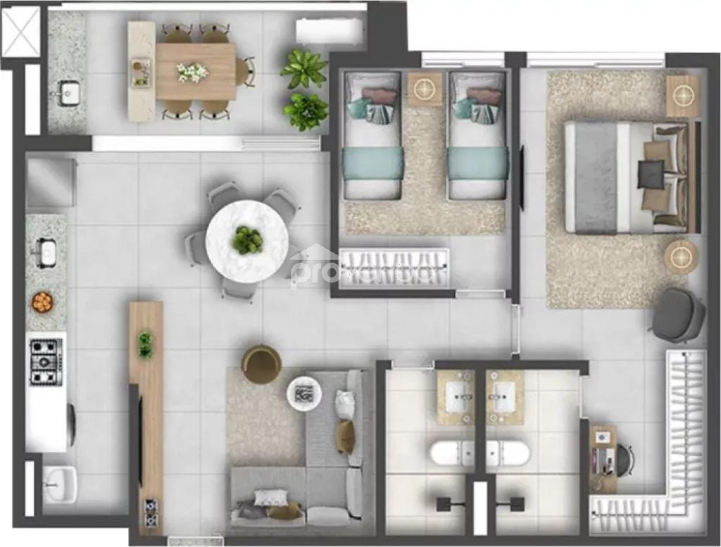 Apartamento, 2 quartos, 76 m² - Foto 11