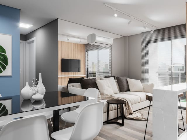 Apartamento com 46m² 2 quartos e 1 banheiro, à venda, no bairro Chapada em Ponta Grossa