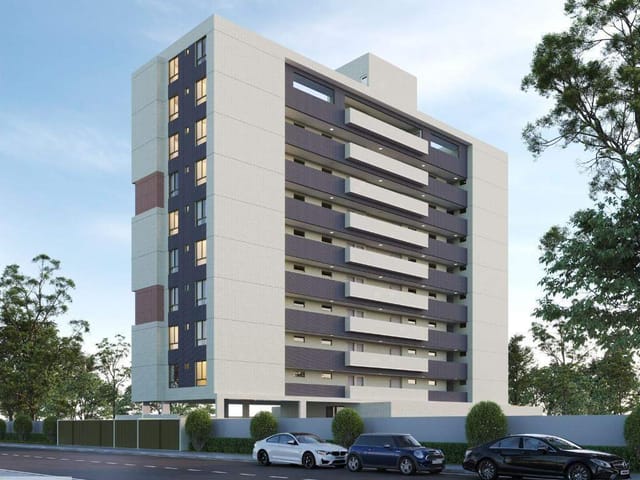 Apartamento com 61m² 3 quartos e 2 banheiros, à venda, no bairro Estados em João Pessoa