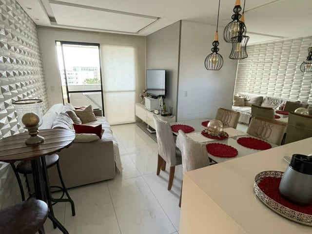 Apartamento com 81m² 3 quartos e 3 banheiros, à venda, no bairro Água Fria em João Pessoa