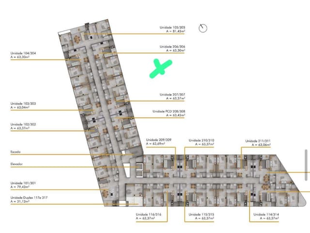 Apartamento 2 quartos e 2 banheiros, à venda, no bairro Cachoeira do Bom Jesus em Florianópolis