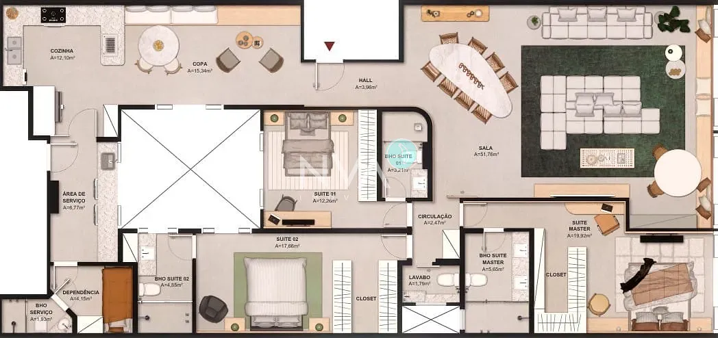 Apartamento, 3 quartos, 180 m² - Foto 26