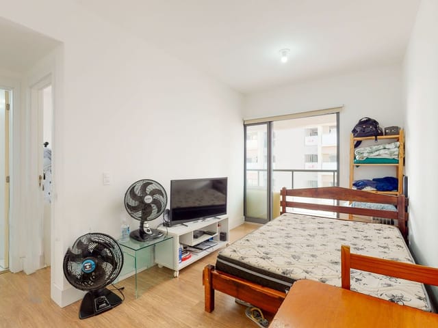 Foto do Apartamento - Apartamento novo em Pinheiros a 250m da estação Sumaré com 1 quarto, 1 vaga de garagem com varanda no 12° andar pronto pra morar | Vista Livre