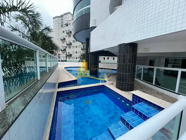 Apartamento com 92m² 2 quartos e 2 banheiros, à venda, no bairro Caiçara em Praia Grande