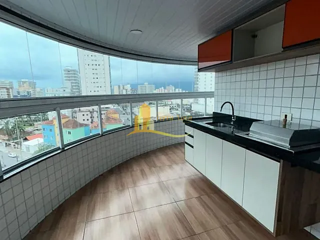 Apartamento com 92m² 2 quartos e 2 banheiros, à venda, no bairro Caiçara em Praia Grande