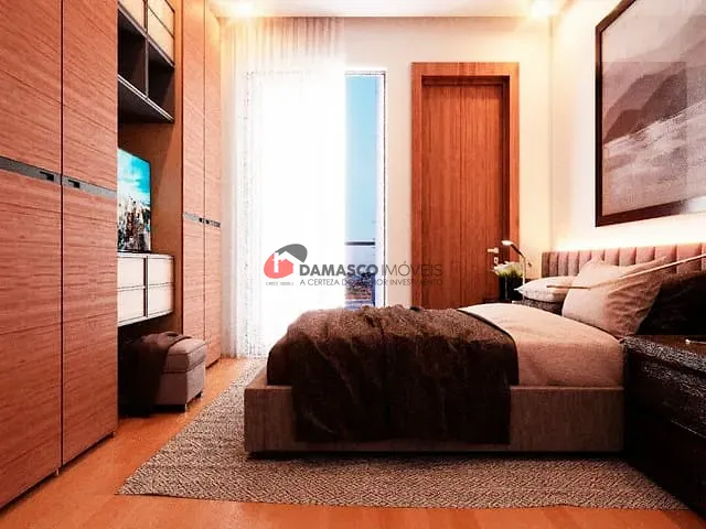 Apartamento com 94m² 2 quartos e 1 banheiro, à venda, no bairro Campestre em Santo André