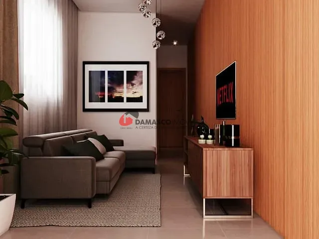 Apartamento com 94m² 2 quartos e 1 banheiro, à venda, no bairro Campestre em Santo André