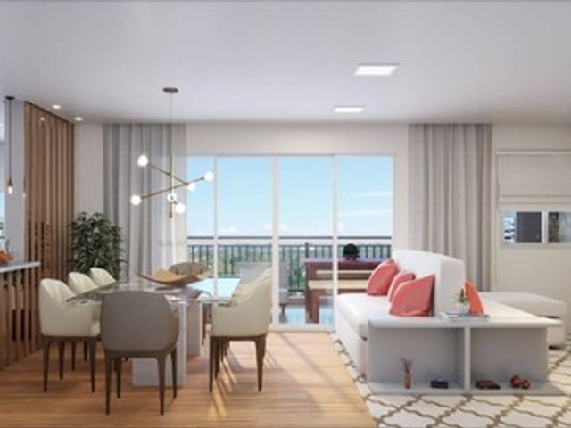 Apartamento com 108m² 2 quartos e 2 banheiros, à venda, no bairro Bosque Flamboyant em Taubaté