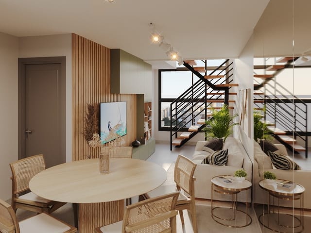 Apartamento com 55m² 3 quartos e 2 banheiros, à venda, no bairro Bessa em João Pessoa
