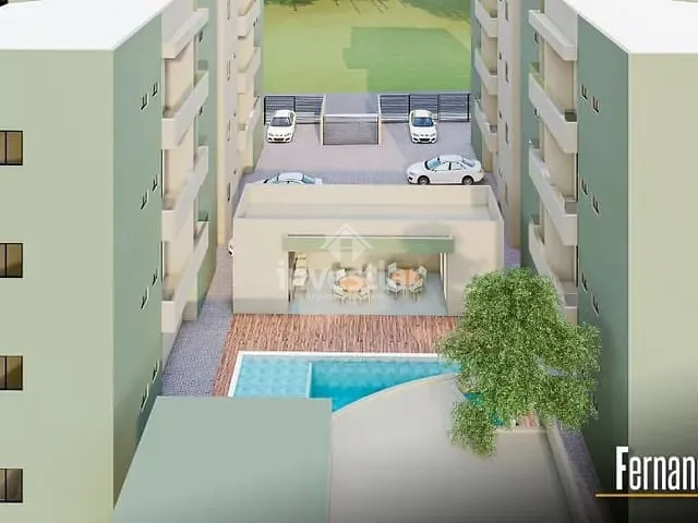 Apartamento com 46m² 2 quartos e 1 banheiro, à venda, no bairro Três Irmãs em Campina Grande