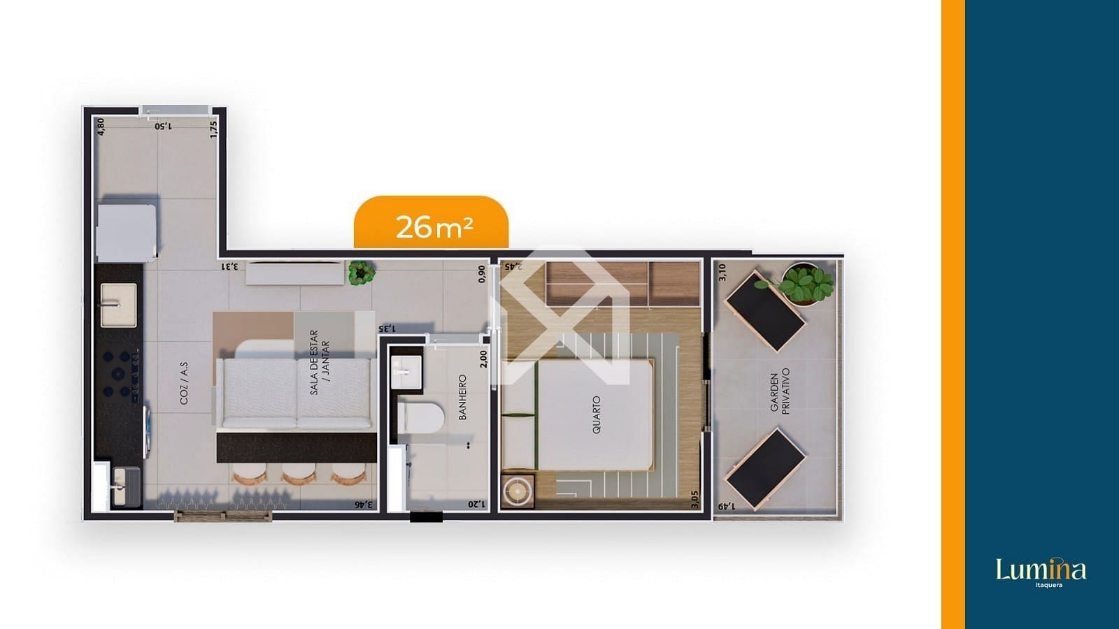 Apartamento, 1 quarto, 29 m² - Foto 6