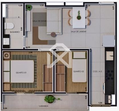 Apartamento, 1 quarto, 29 m² - Foto 4