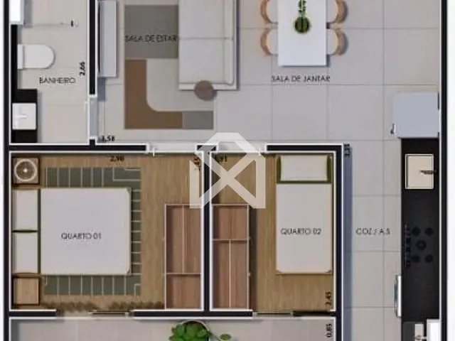 Apartamento com 29m² 1 quarto e 1 banheiro, à venda, no bairro Vila Carmosina em São Paulo