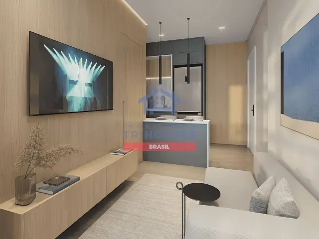 Apartamento 1 quarto e 1 banheiro, à venda, no bairro Centro em Curitiba