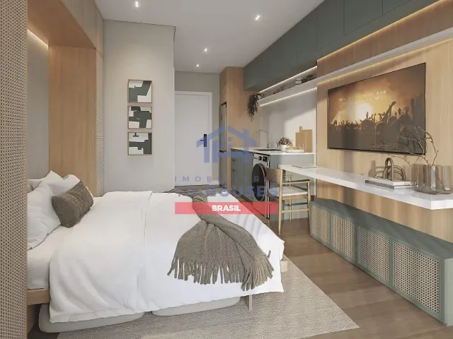 Apartamento 1 quarto e 1 banheiro, à venda, no bairro Centro em Curitiba