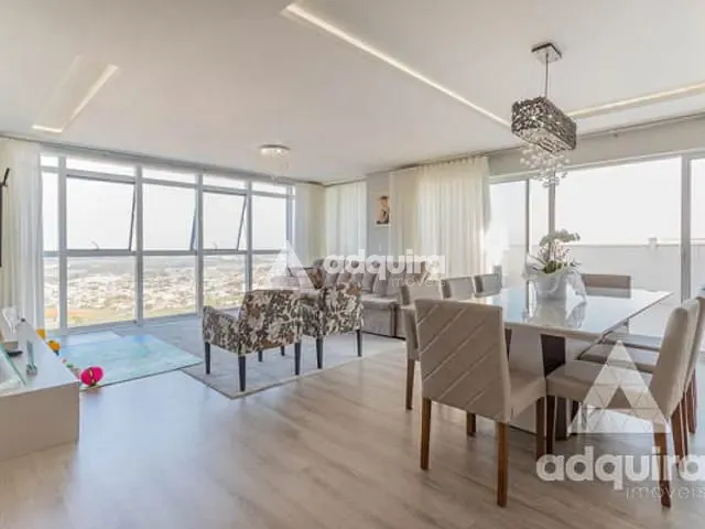 Apartamento 3 quartos e 5 banheiros, à venda, no bairro Oficinas em Ponta Grossa