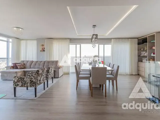 Apartamento 3 quartos e 5 banheiros, à venda, no bairro Oficinas em Ponta Grossa