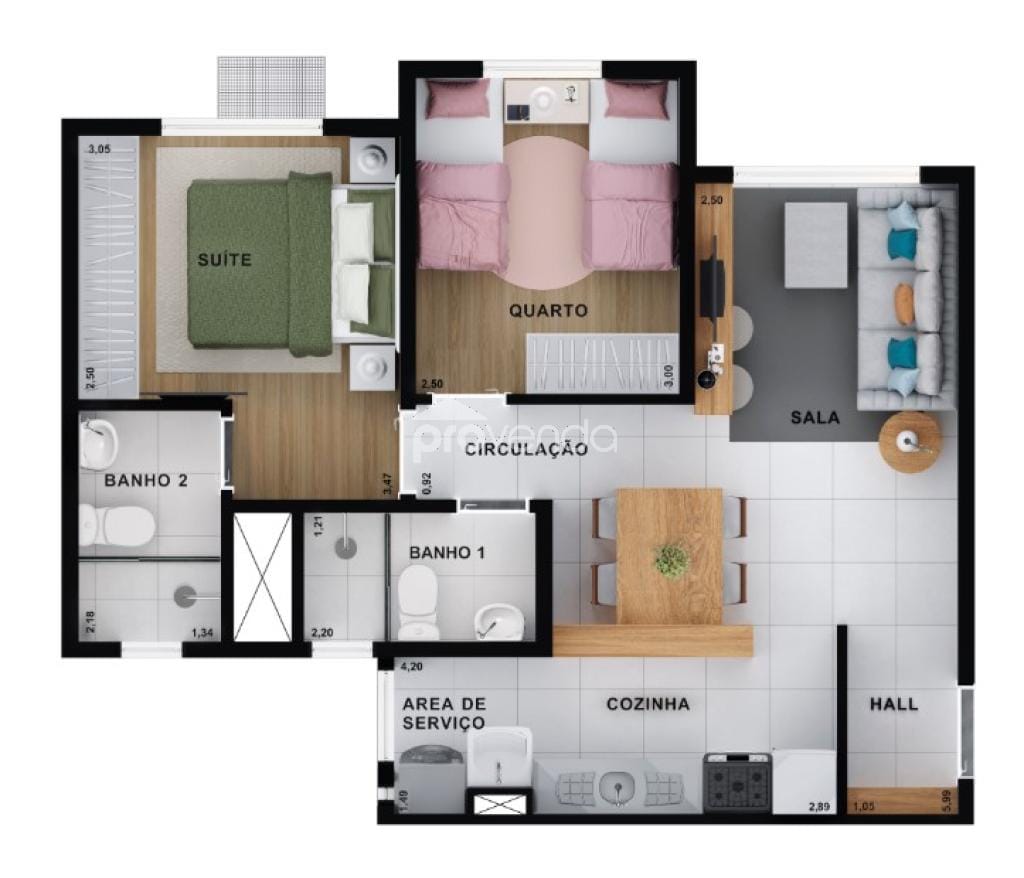 Apartamento, 2 quartos, 63 m² - Foto 18