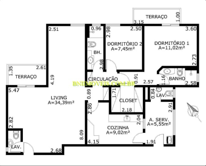 Apartamento, 3 quartos, 102 m² - Foto 26