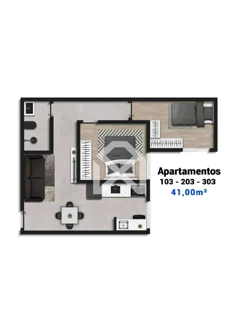 Apartamento, 2 quartos, 41 m² - Foto 5