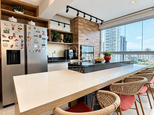 Apartamento 3 quartos e 4 banheiros, à venda, no bairro Setor Bueno em Goiânia