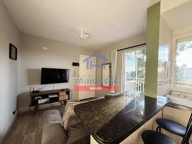 Apartamento com 54m² 2 quartos e 1 banheiro, à venda, no bairro Parque da Fonte em São José dos Pinhais