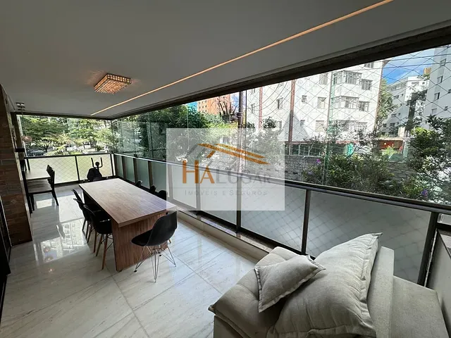 Apartamento 4 quartos e 4 banheiros, à venda, no bairro Sion em Belo Horizonte