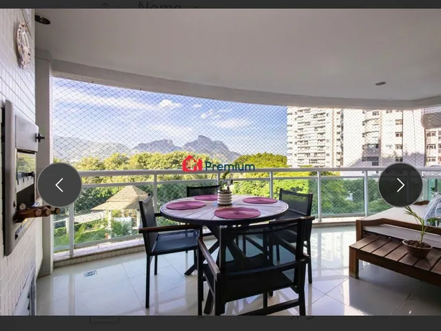 Apartamento 3 quartos e 3 banheiros, à venda, no bairro Barra da Tijuca em Rio de Janeiro
