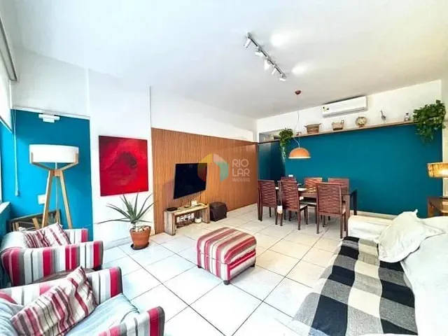 Apartamento com 110m² 3 quartos e 3 banheiros, à venda, no bairro Laranjeiras em Rio de Janeiro