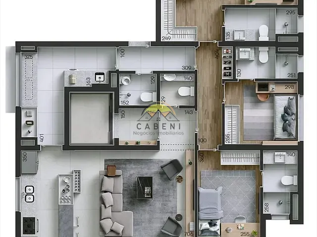 Apartamento com 134m² 3 quartos e 4 banheiros, à venda, no bairro Perdizes em São Paulo