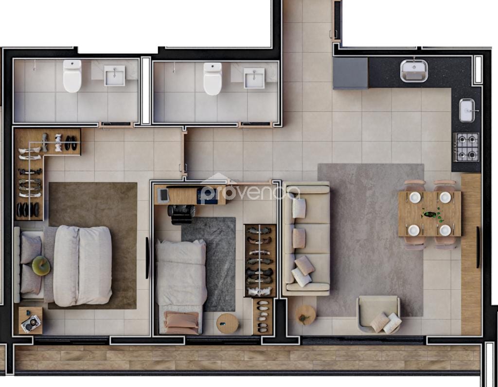 Apartamento, 2 quartos, 59 m² - Foto 16