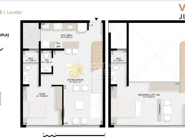 Apartamento com 105m² 2 quartos e 2 banheiros, à venda, no bairro Jurerê Internacional em Florianópolis