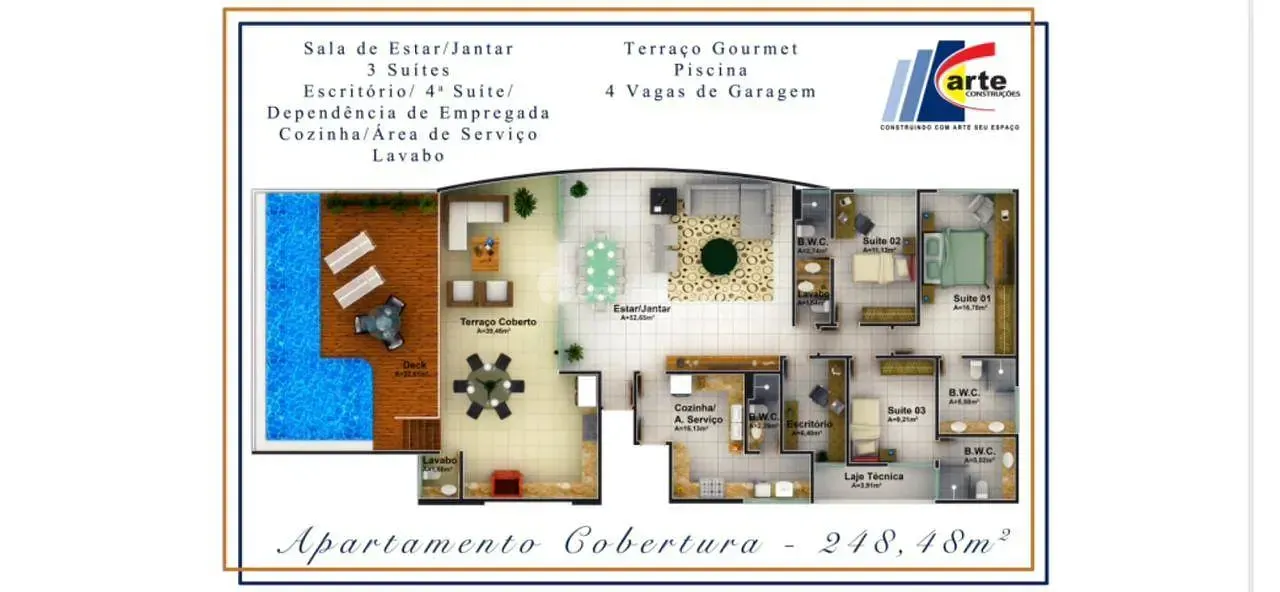 Apartamento, 3 quartos, 248 m² - Foto 4
