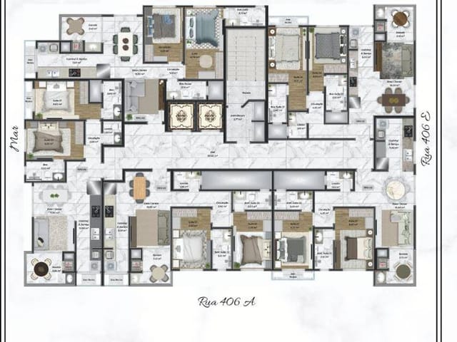 Apartamento 2 quartos e 3 banheiros, à venda, no bairro Morretes em Itapema