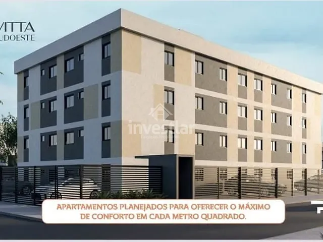 Apartamento 2 quartos e 1 banheiro, à venda, no bairro Portal Sudoeste em Campina Grande