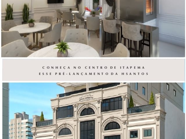 Apartamento com 170m² 3 quartos e 4 banheiros, à venda, no bairro Centro em Itapema